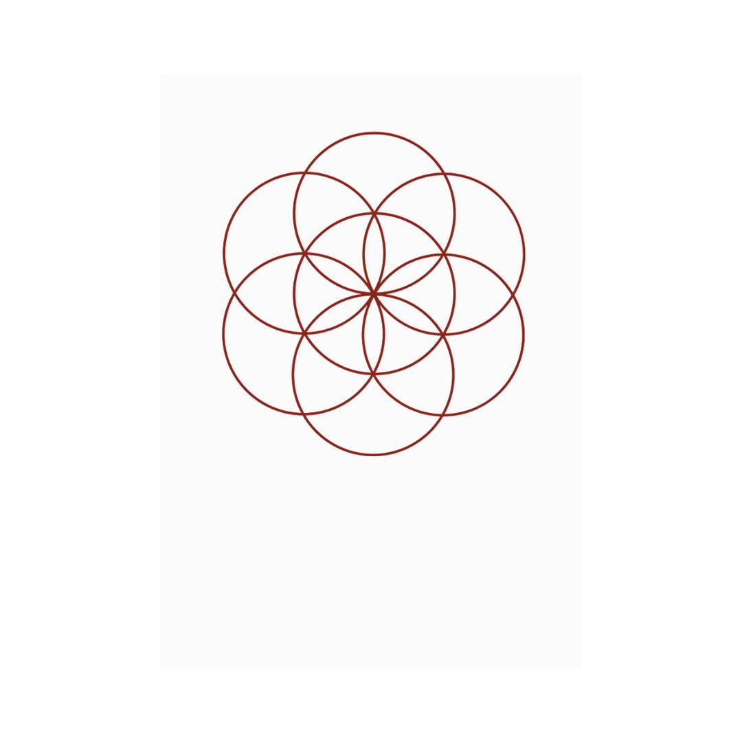 Poster A4 Edelstenen Grid