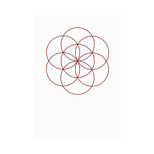 Poster A4 Edelstenen Grid